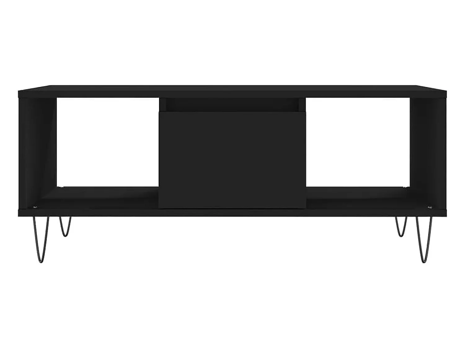 Mesa de centro | Mesa de apoio 90x50x36.5 cm derivados de madeira^ Mesa De Centro