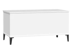 Mesa De Centro* Mesa de centro | Mesa de apoio 90x44.5x45 cm derivados de madeira Branco