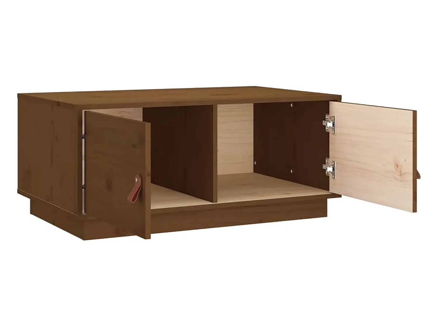 Mesa De Centro* Mesa de centro | Mesa de apoio 80x50x35 cm pinho maciço mel Castanho