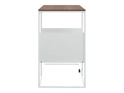 Mesa De Centro| Mesa de centro | Mesa de apoio 55x36x59.5 cm derivados de madeira Branco