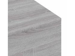 Mesa De Centro* Mesa de centro | Mesa de apoio 100x49.5x31 cm derivados de madeira cinza sonoma Cinzento