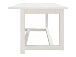 Mesa De Centro| Mesa de centro | Mesa de apoio 110x55x45 cm madeira de pinho maciça Branco