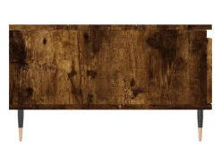 Mesa De Centro* Mesa de centro | Mesa de apoio 90x60x35 cm derivados de madeira carvalho fumado Castanho