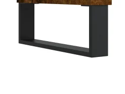 Best Mesa de centro | Mesa de apoio 90x60x35 cm derivados de madeira carvalho fumado Castanho