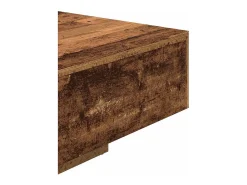 Mesa De Centro| Mesa de centro | Mesa de apoio | Mesa de café 85x55x31 cm derivados de madeira madeira velha Castanho
