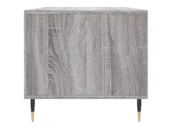 Mesa De Centro* Mesa de centro | Mesa de apoio 90x49x45 cm derivados de madeira sonoma Cinzento