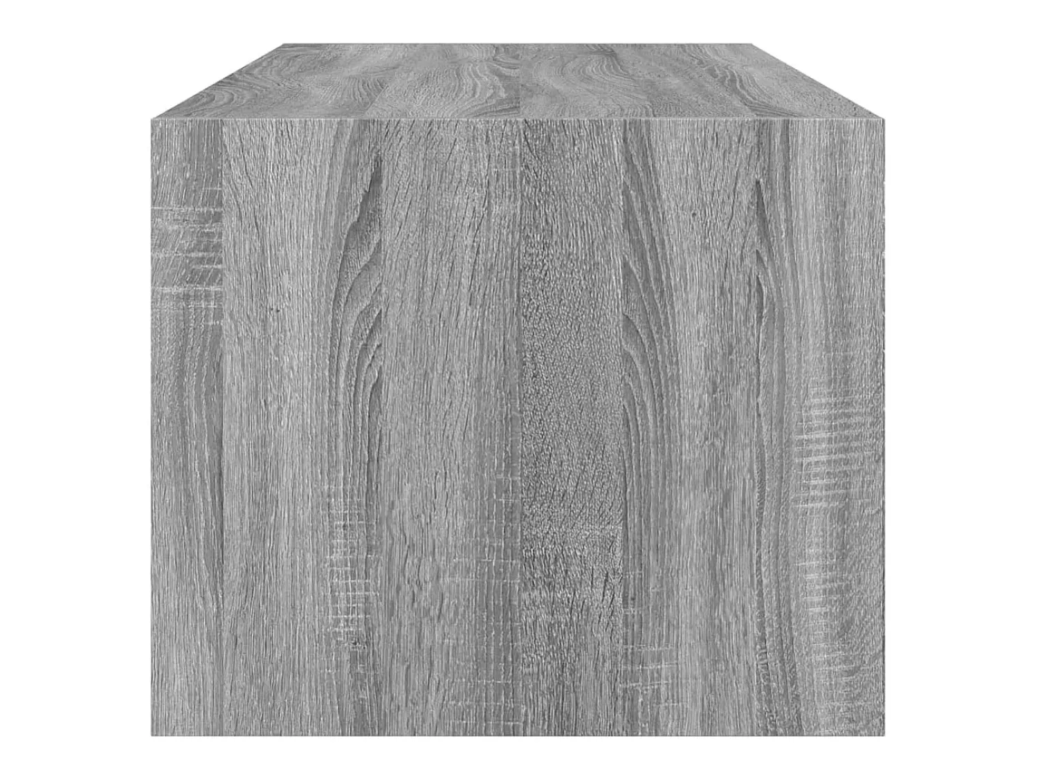 Mesa De Centro| Mesa de centro | Mesa de apoio | Mesa de café c/ portas de vidro 102x50x42 cm cinza sonoma Cinzento