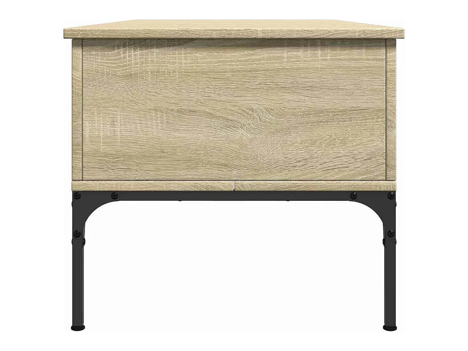 Mesa de centro | Mesa de apoio 100x50x45cm deriv. madeira/metal carvalho sonoma^ Mesa De Centro