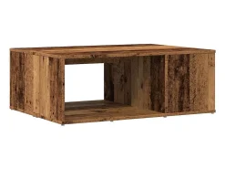 Sale Mesa de centro | Mesa de apoio 90x67x33 cm derivados de madeira madeira velha Castanho
