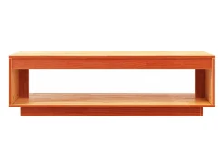 Mesa De Centro* Mesa de centro | Mesa de apoio 110x50x33.5 cm pinho maciço mel Castanho