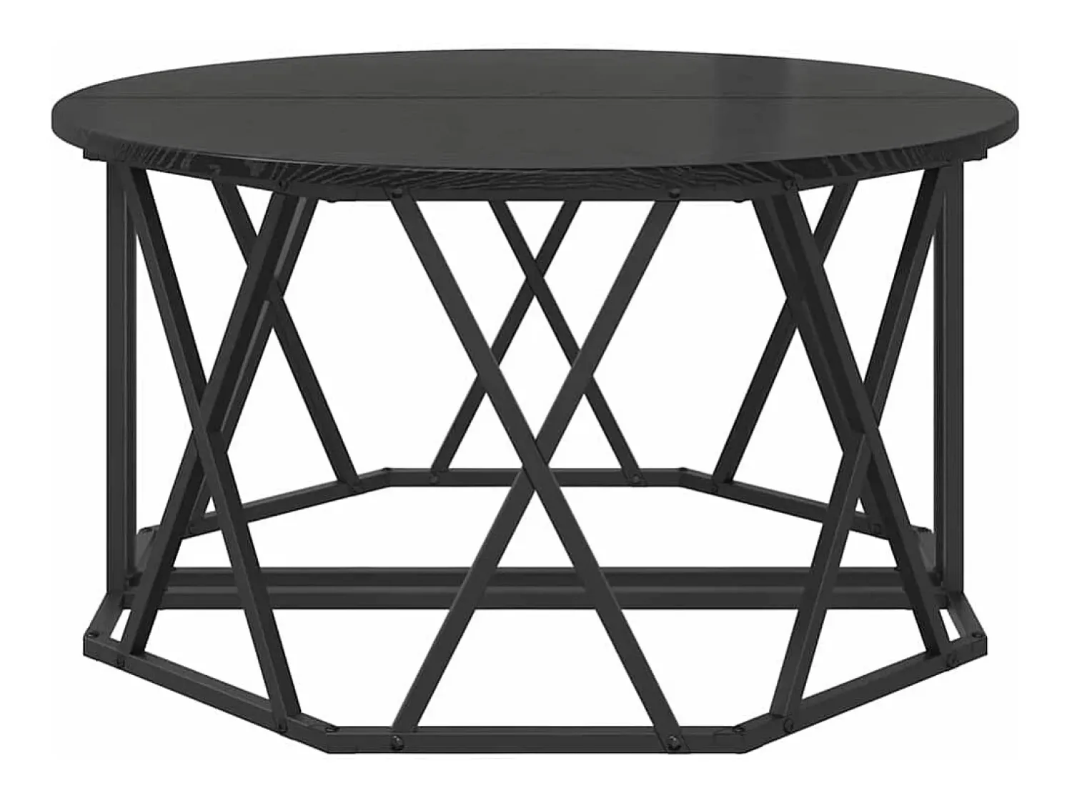 Discount Mesa de centro | Mesa de apoio Carvalho 80x80x42 cm Preto