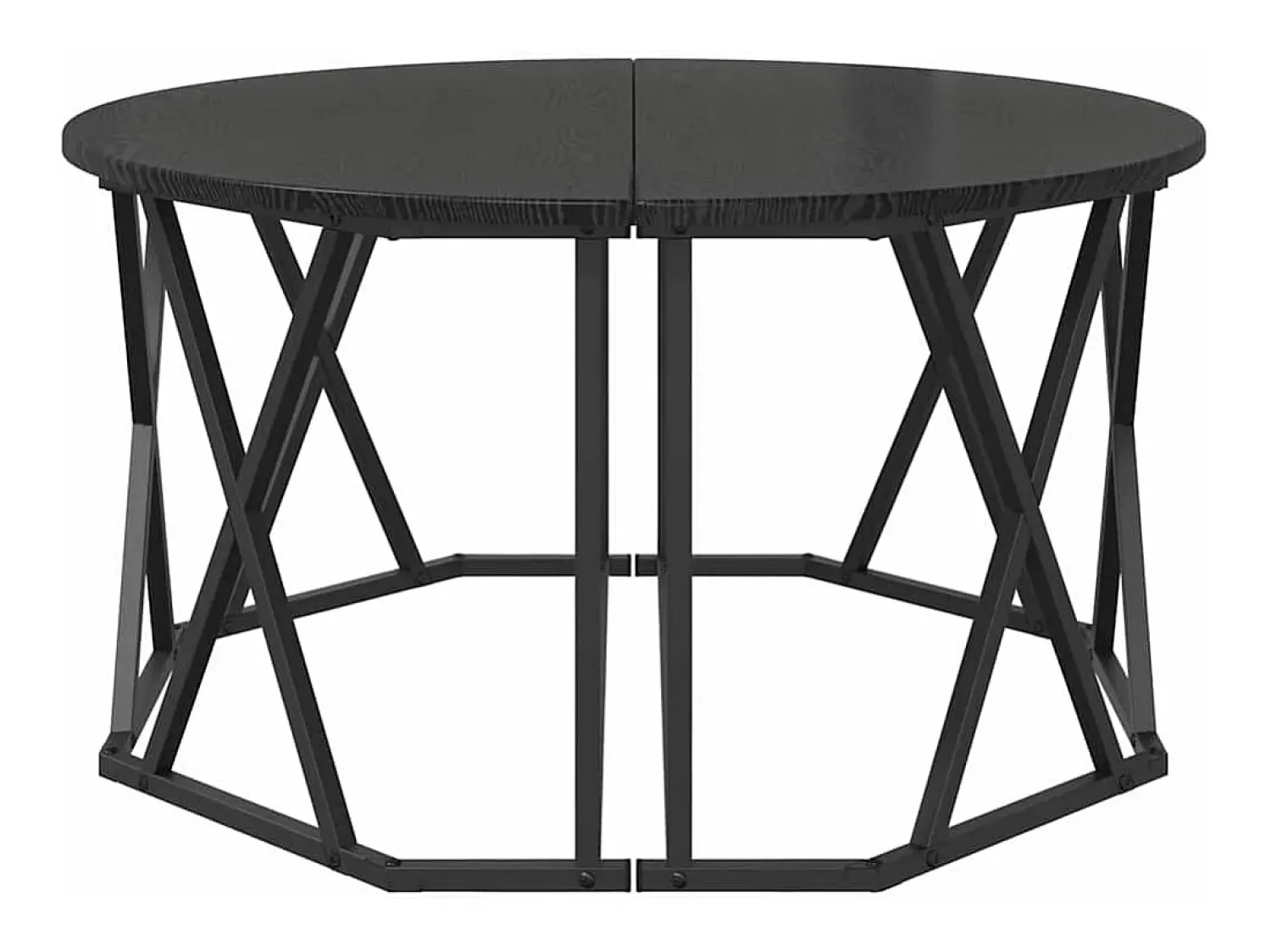 Discount Mesa de centro | Mesa de apoio Carvalho 80x80x42 cm Preto