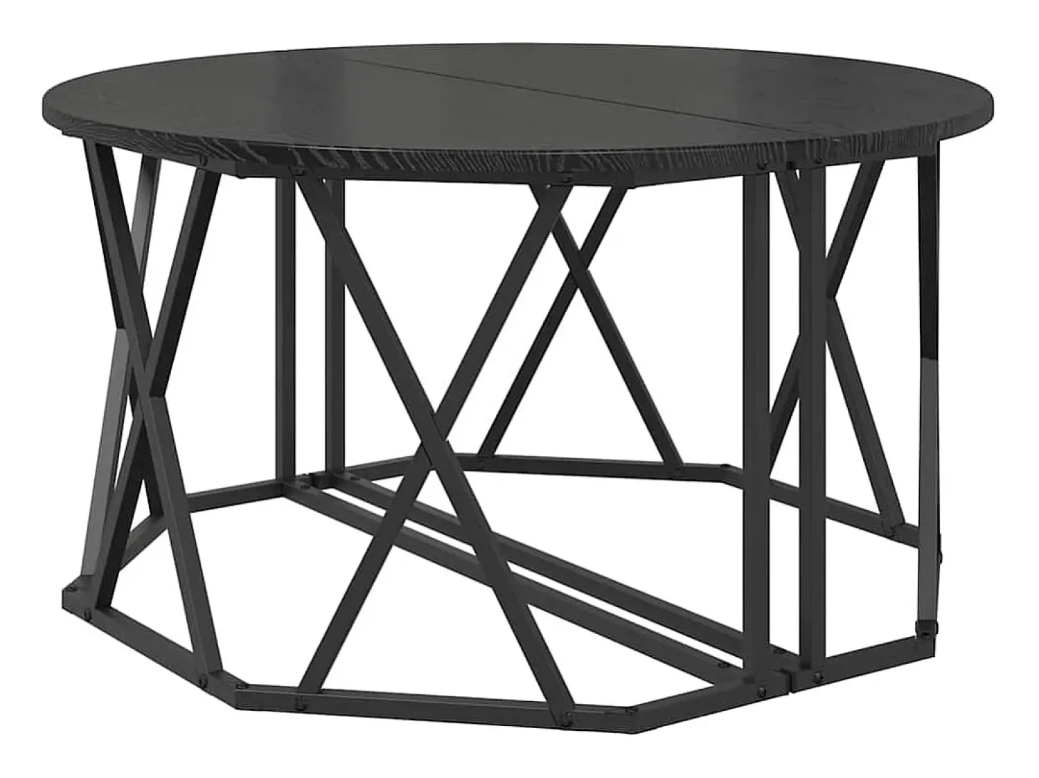 Discount Mesa de centro | Mesa de apoio Carvalho 80x80x42 cm Preto