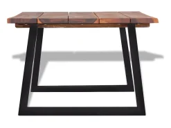 Mesa De Centro* Mesa de centro | Mesa de apoio em madeira de acácia maciça 110x60x40 cm Castanho