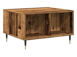 Discount Mesa de centro | Mesa de apoio 60x50x36.5 cm derivados de madeira madeira velha Castanho