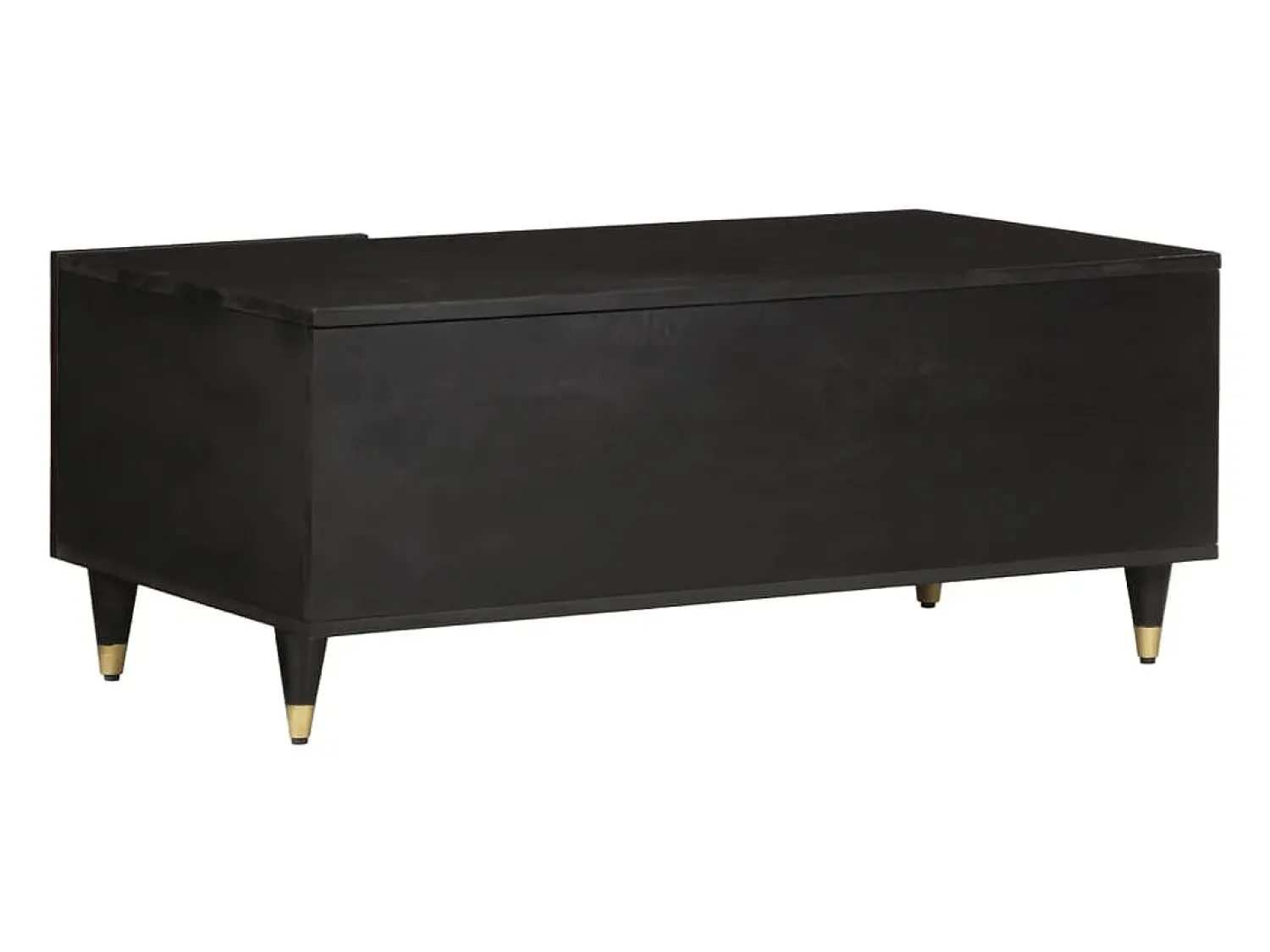 Sale Mesa de centro | Mesa de apoio | Mesa de café 100x54x40 cm madeira de mangueira maciça Preto