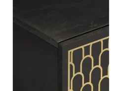 Sale Mesa de centro | Mesa de apoio | Mesa de café 100x54x40 cm madeira de mangueira maciça Preto
