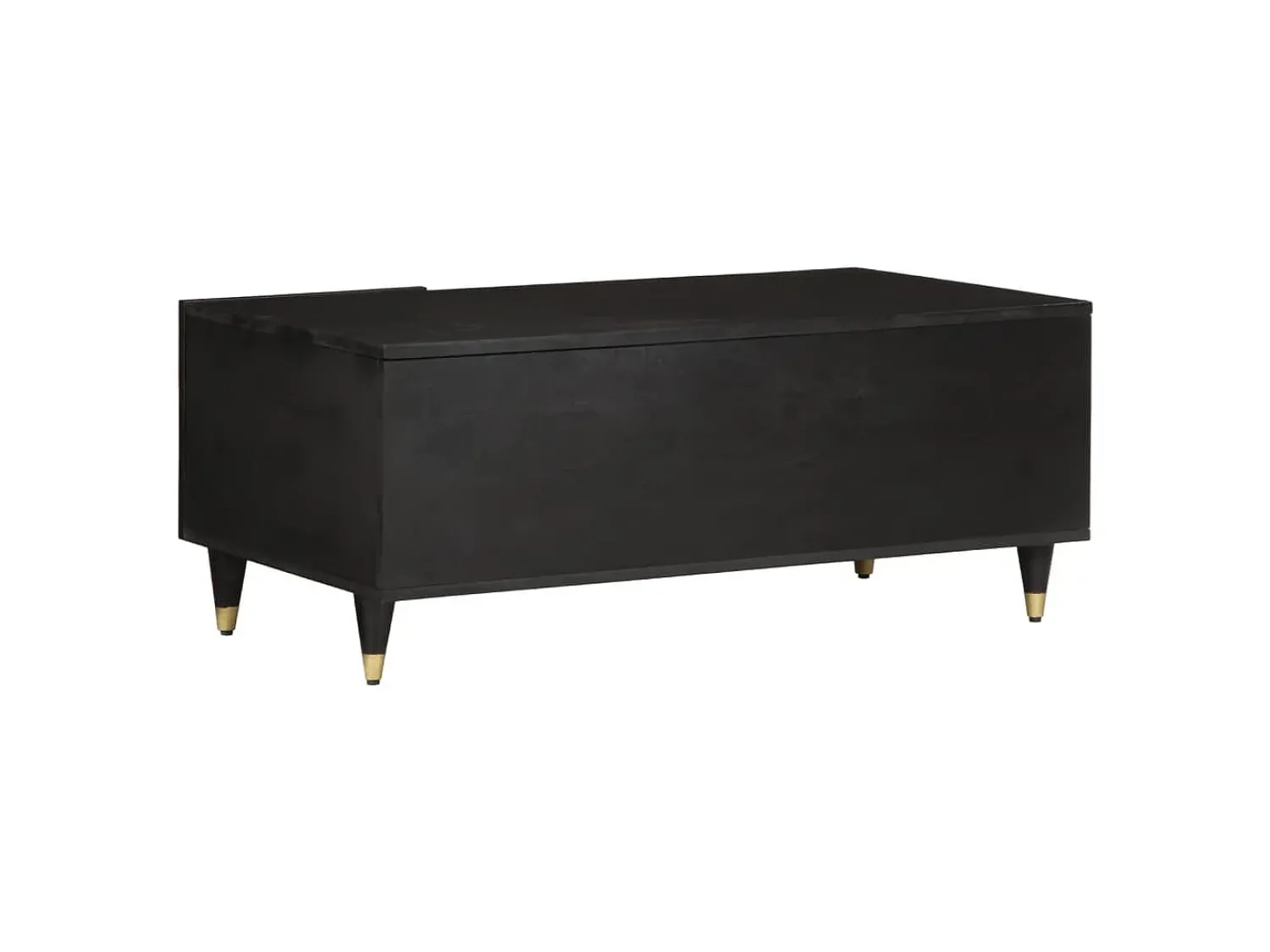 Sale Mesa de centro | Mesa de apoio | Mesa de café 100x54x40 cm madeira de mangueira maciça Preto