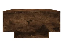 Outlet Mesa de centro | Mesa de apoio 90x60x31 cm derivados de madeira carvalho fumado Castanho