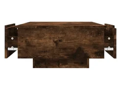 Outlet Mesa de centro | Mesa de apoio 90x60x31 cm derivados de madeira carvalho fumado Castanho