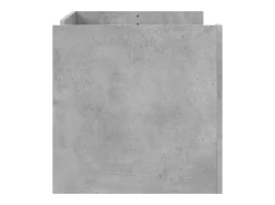 Mesa De Centro* Mesa de centro | Mesa de apoio 100x50x50cm derivados de madeira cinza cimento Cinzento