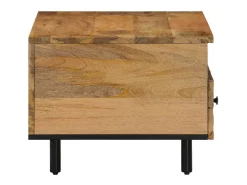 Mesa de centro | Mesa de apoio | Mesa de café 80x54x40 cm madeira de mangueira maciça^ Mesa De Centro