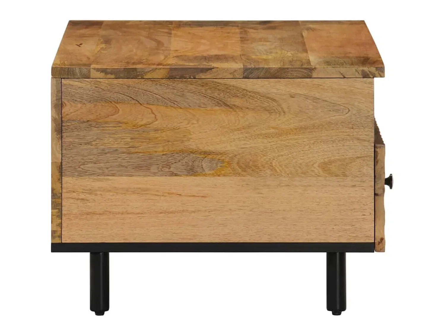 Mesa de centro | Mesa de apoio | Mesa de café 80x54x40 cm madeira de mangueira maciça^ Mesa De Centro