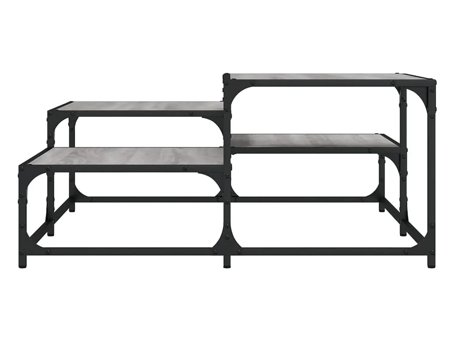 Online Mesa de centro | Mesa de apoio 87.5x87.5x40 cm derivados de madeira cinza sonoma Cinzento