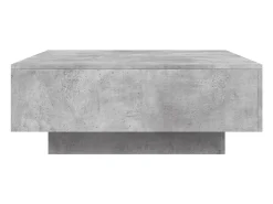Mesa De Centro* Mesa de centro | Mesa de apoio 80x80x31 cm contraplacado cimento Cinzento