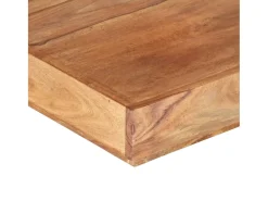 Mesa De Centro| Mesa de centro | Mesa de apoio | Mesa de café 45x45x40 cm madeira de acácia maciça Castanho