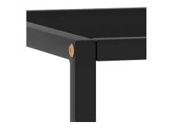 Mesa De Centro* Mesa de centro | Mesa de apoio 40x40x50 cm com vidro Preto