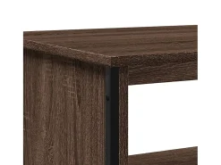 Mesa De Centro| Mesa de centro | Mesa de apoio 100x51x40 cm derivados madeira carvalho Castanho