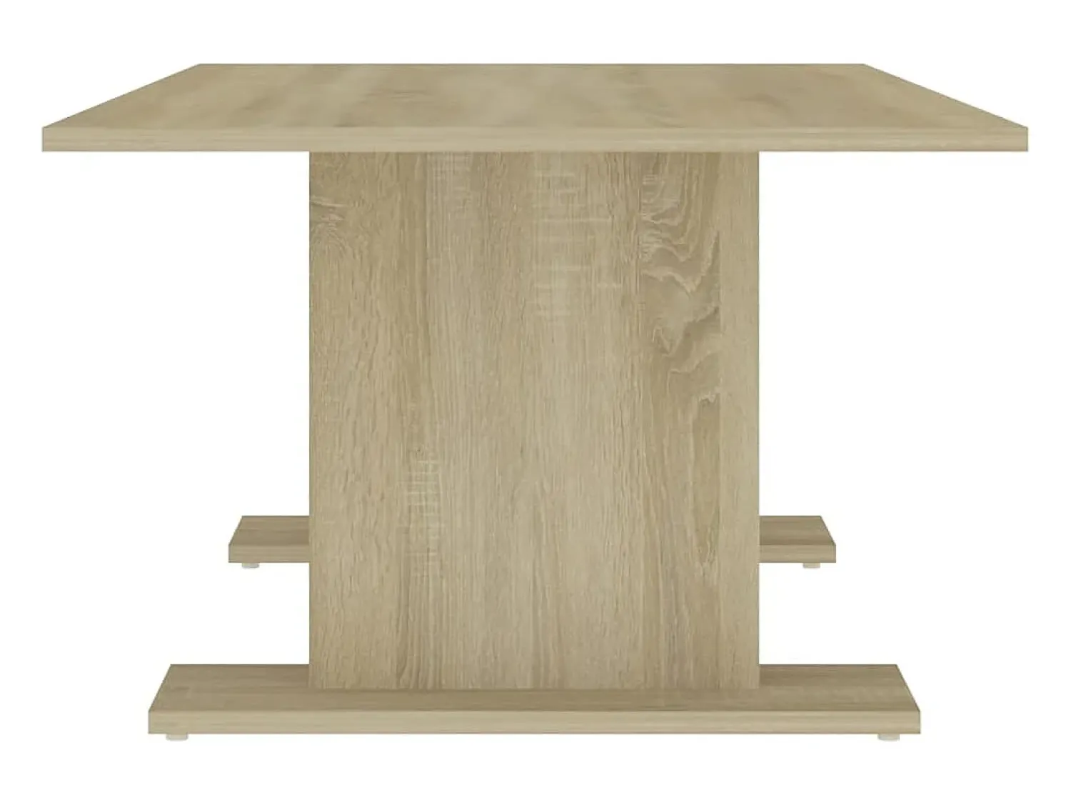 Mesa De Centro| Mesa de centro | Mesa de apoio 103.5x60x40 cm contraplacado carvalho sonoma Castanho