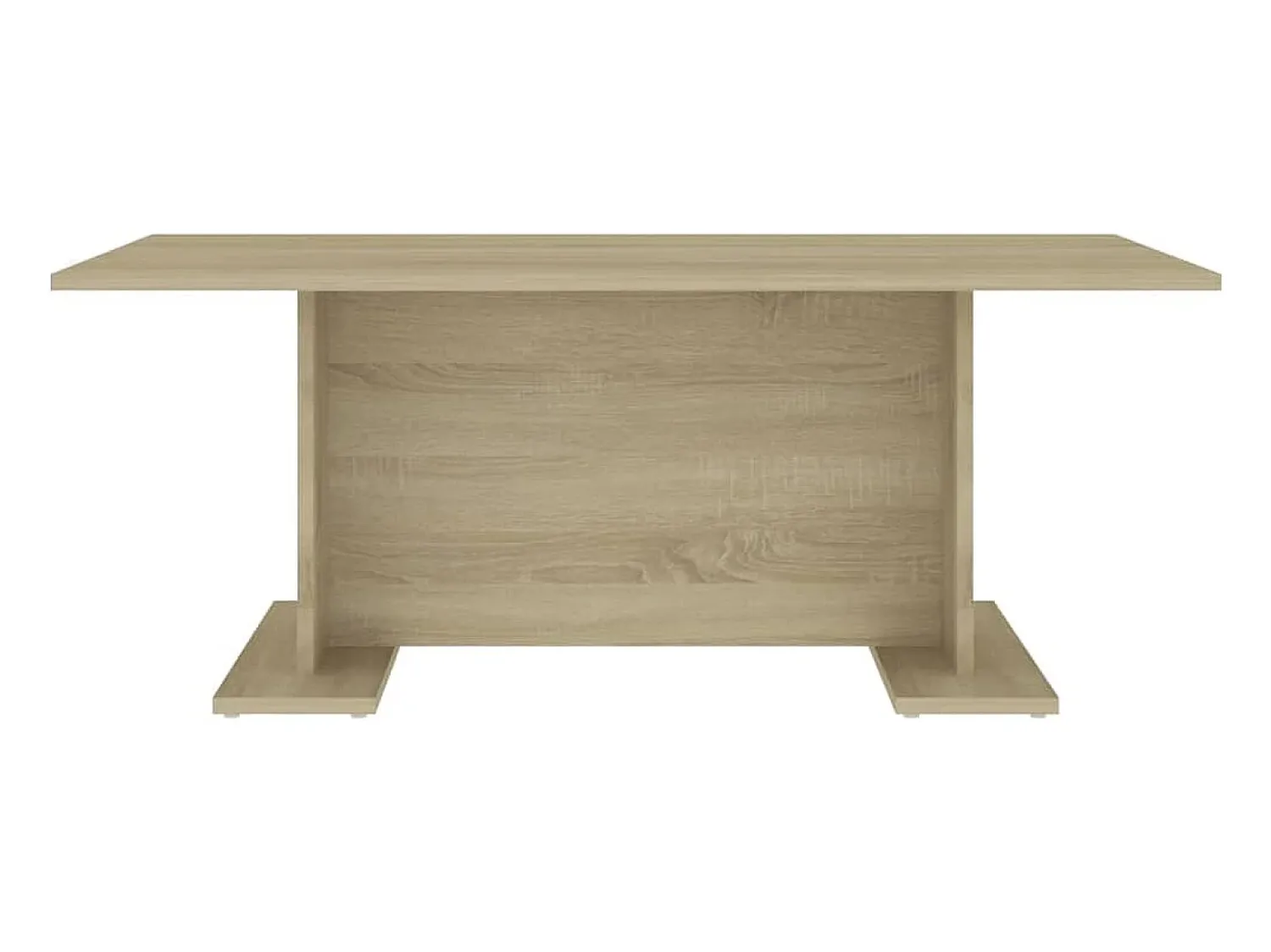 Mesa De Centro| Mesa de centro | Mesa de apoio 103.5x60x40 cm contraplacado carvalho sonoma Castanho
