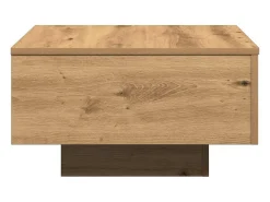 Clearance Mesa de centro | Mesa de apoio | Mesa de café carvalho artisiano 55x55x31 cm Castanho