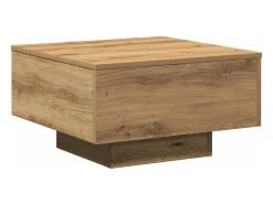 Clearance Mesa de centro | Mesa de apoio | Mesa de café carvalho artisiano 55x55x31 cm Castanho