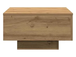 Clearance Mesa de centro | Mesa de apoio | Mesa de café carvalho artisiano 55x55x31 cm Castanho