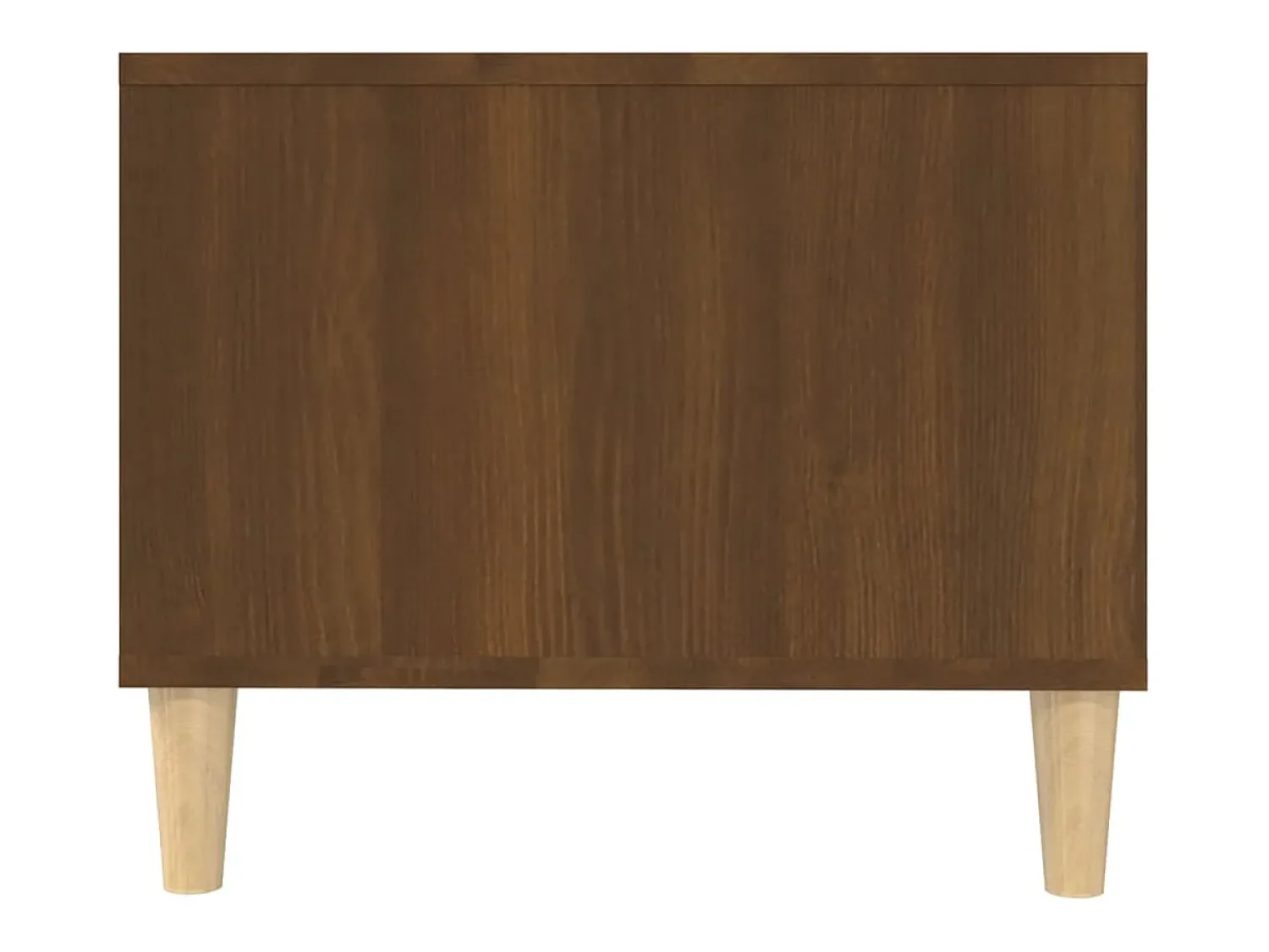 Mesa de centro | Mesa de apoio 102x50x40 cm derivados madeira carvalho Castanho