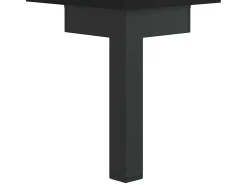 Mesa De Centro| Mesa de centro | Mesa de apoio 50x50x40 cm derivados de madeira Preto