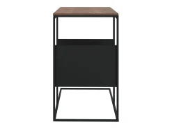 Mesa De Centro| Mesa de centro | Mesa de apoio 55x36x59.5 cm derivados de madeira Preto