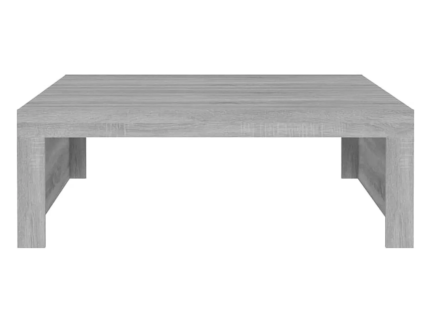 Mesa de centro | Mesa de apoio 100x100x35 cm derivados de madeira cinza sonoma^ Mesa De Centro