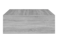 Mesa de centro | Mesa de apoio 100x100x35 cm derivados de madeira cinza sonoma^ Mesa De Centro