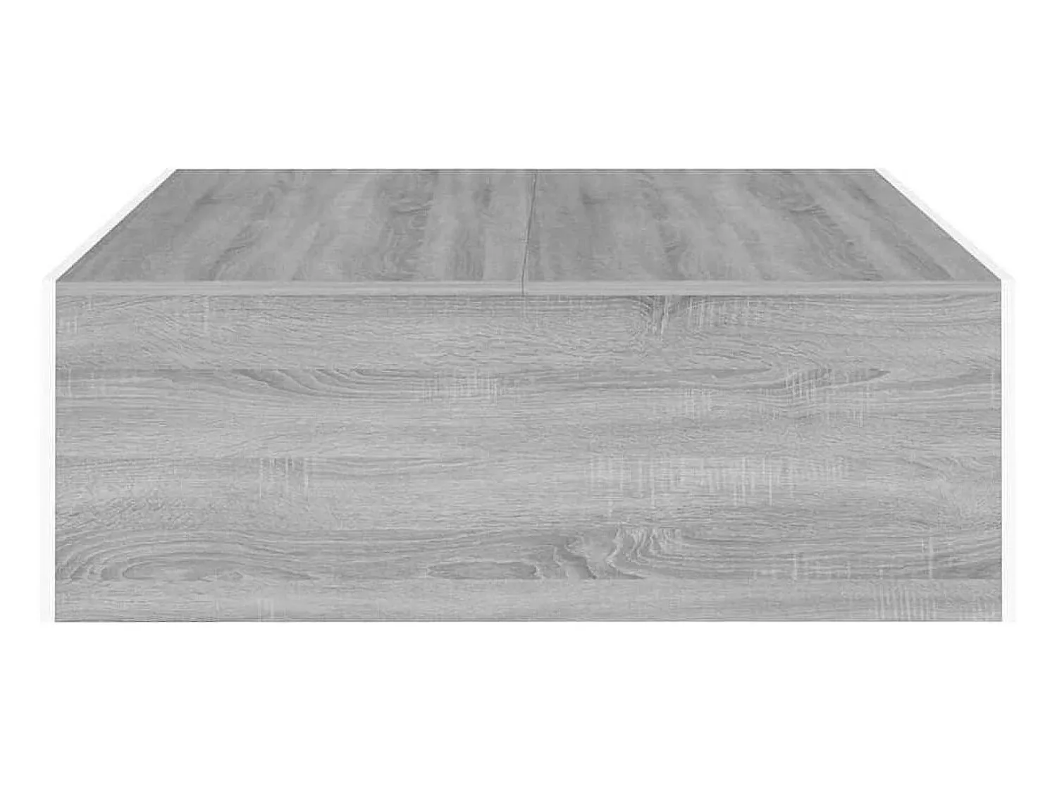 Mesa de centro | Mesa de apoio 100x100x35 cm derivados de madeira cinza sonoma^ Mesa De Centro