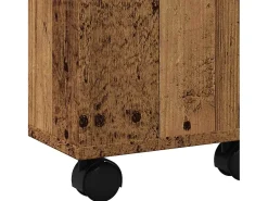 Mesa De Centro| Mesa de centro | Mesa de apoio 60x60x38 cm derivados de madeira madeira velha Castanho