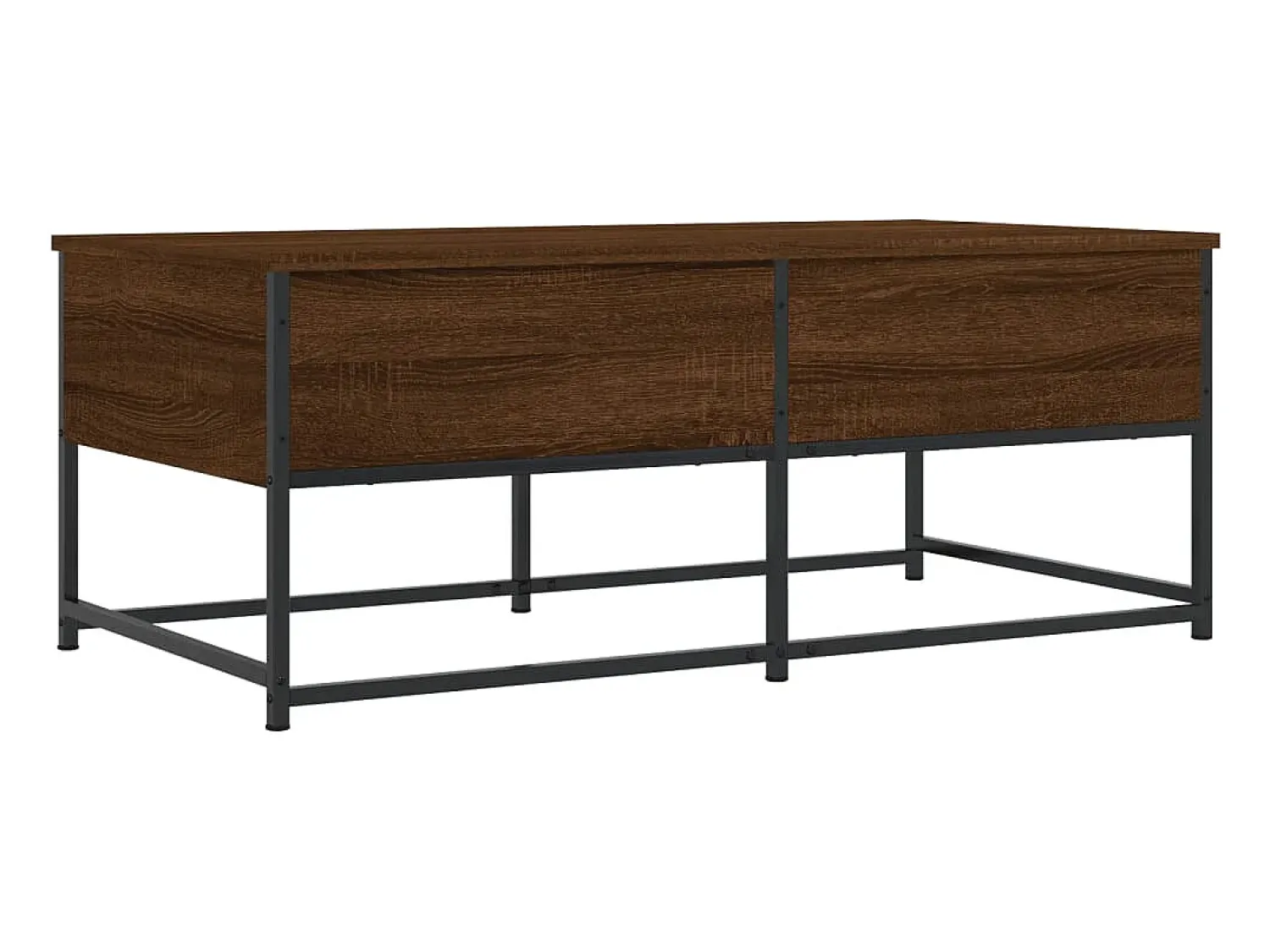 Mesa de centro | Mesa de apoio 100x51x40 cm derivados madeira carvalho^ Mesa De Centro