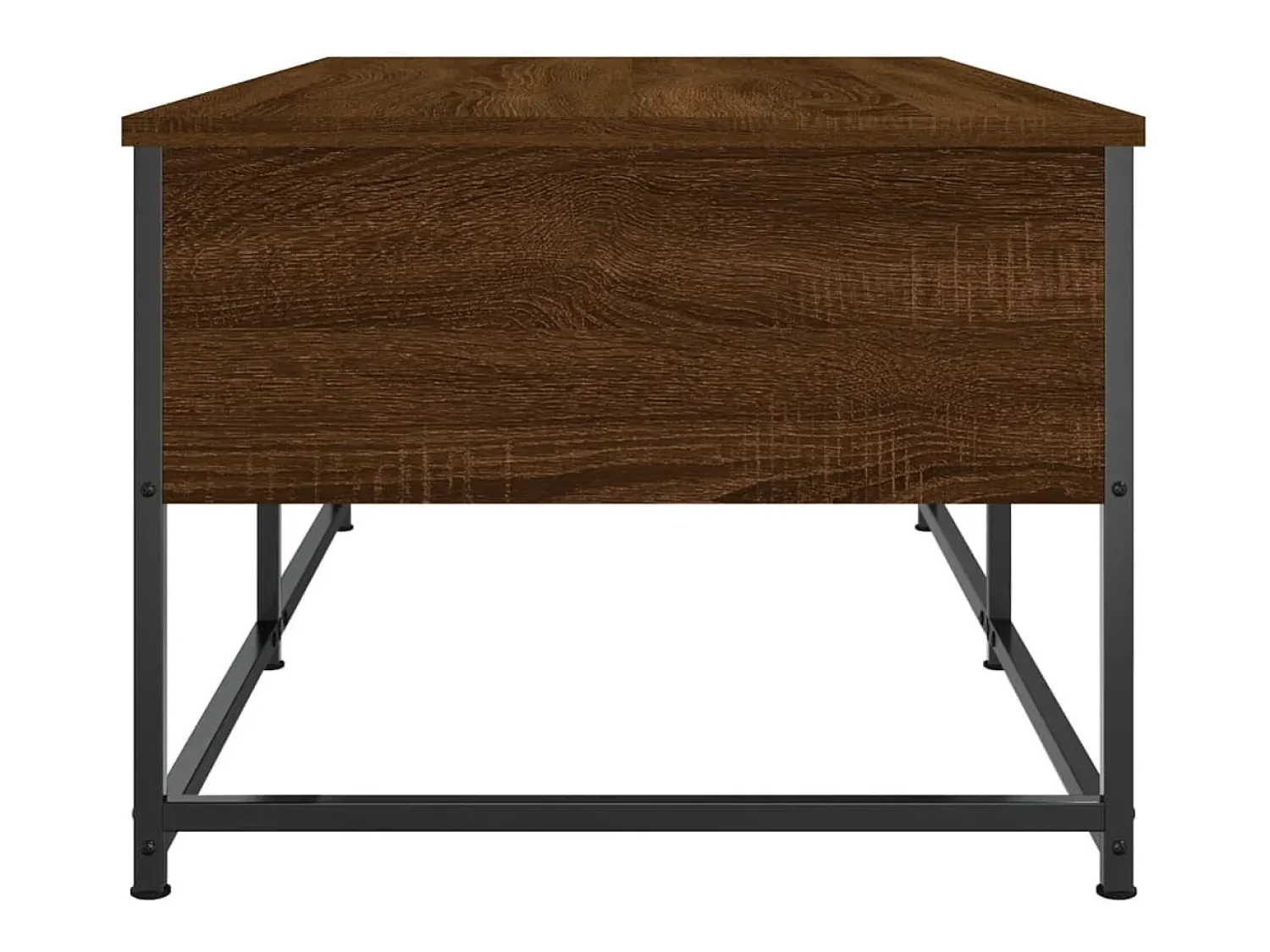 Mesa de centro | Mesa de apoio 100x51x40 cm derivados madeira carvalho^ Mesa De Centro