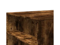 Mesa De Centro| Mesa de centro | Mesa de apoio 102x55x42 cm madeira processada carvalho fumado Castanho