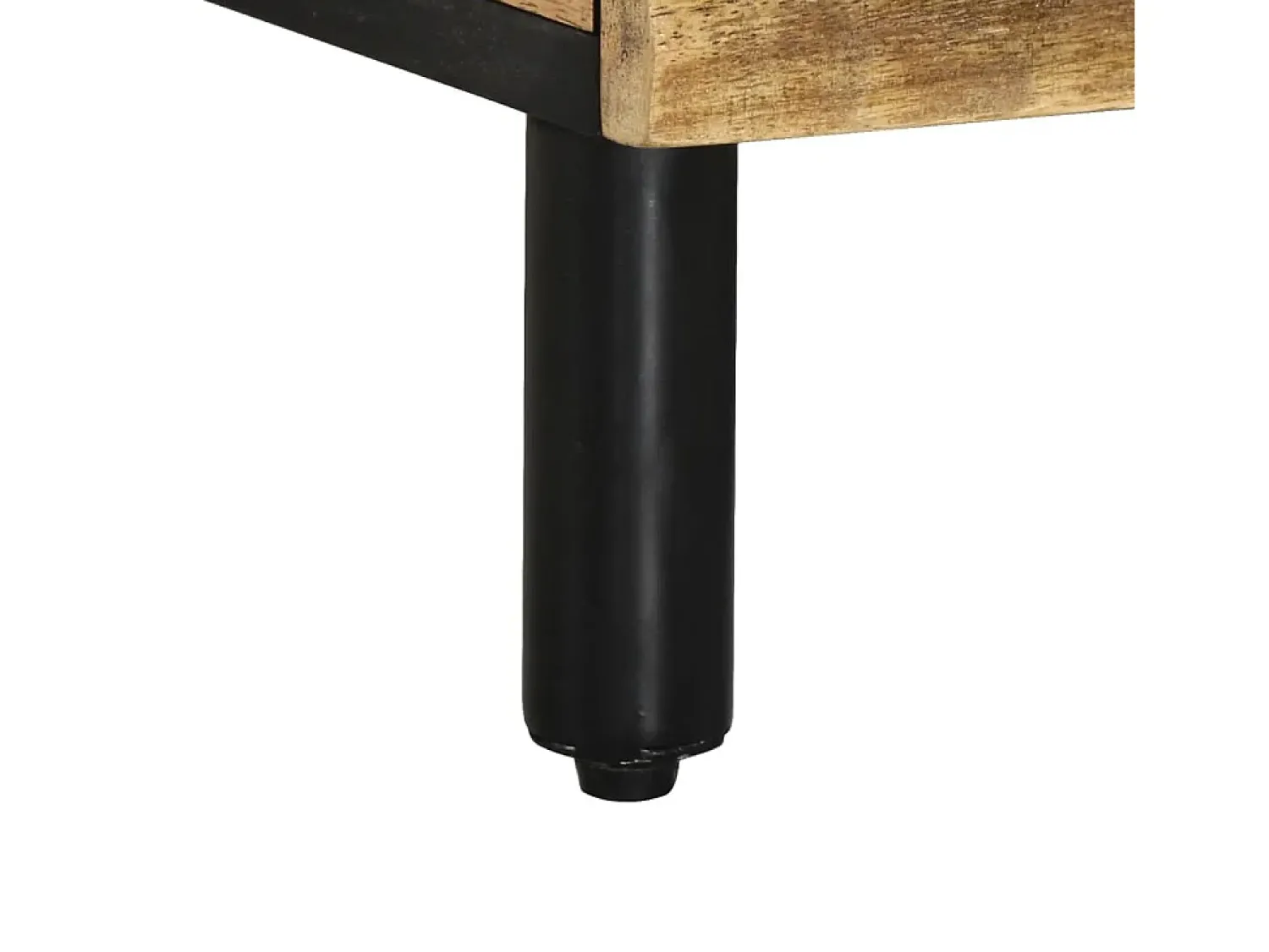 Mesa de centro | Mesa de apoio | Mesa de café 80x50x40 cm madeira de mangueira maciça Castanho