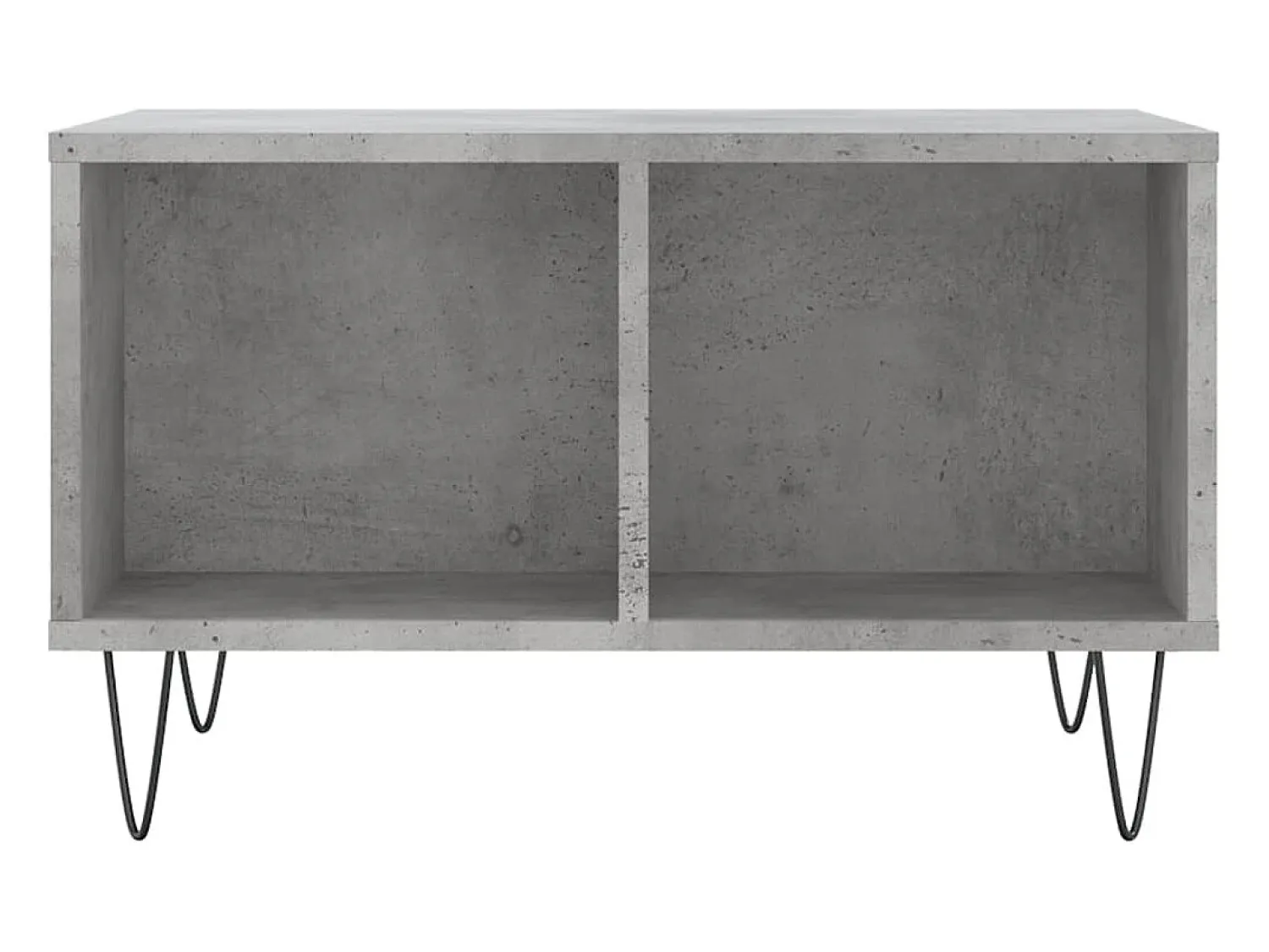 Mesa De Centro* Mesa de centro | Mesa de apoio 60x50x36.5 cm derivados de madeira cinza cimento Cinzento