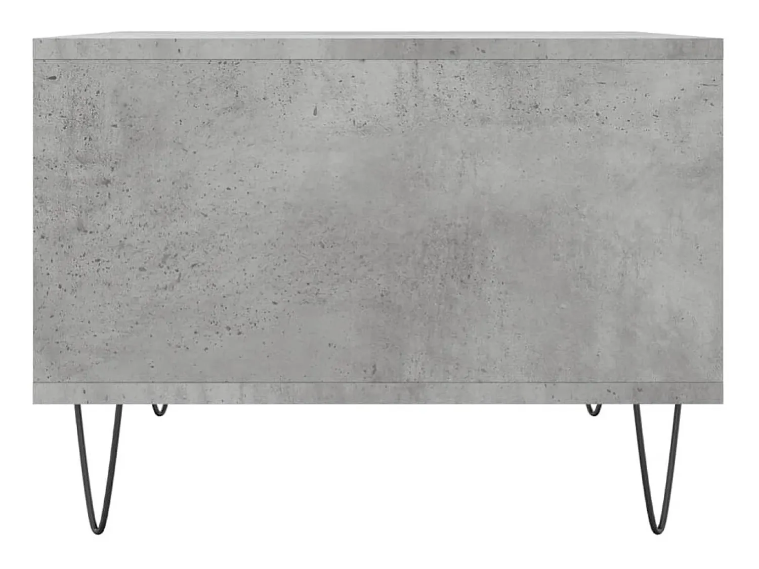 Mesa De Centro* Mesa de centro | Mesa de apoio 60x50x36.5 cm derivados de madeira cinza cimento Cinzento